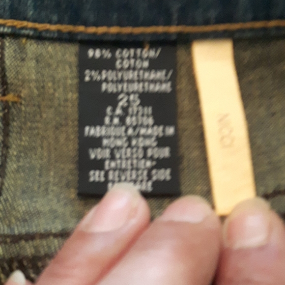 size 25 Buffalo denim corduroy asymmetrical skirt - Picture 5 of 12